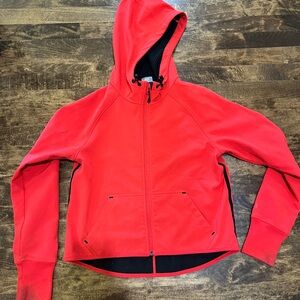 Nike Women's fleece tech Vibrant Red zip Hoodie
